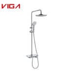 VIGA Cata Series Hot Sale Shower Column Set With Shelf In Chrome