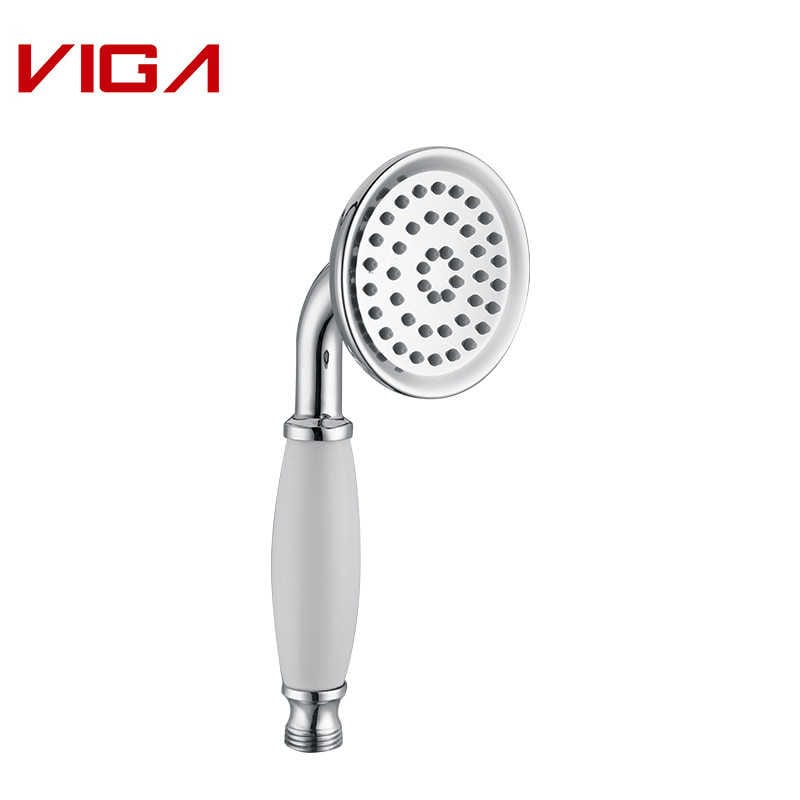 Hand Shower, Handheld Shower Head, Telephone Design, Brass, Chrome Plated