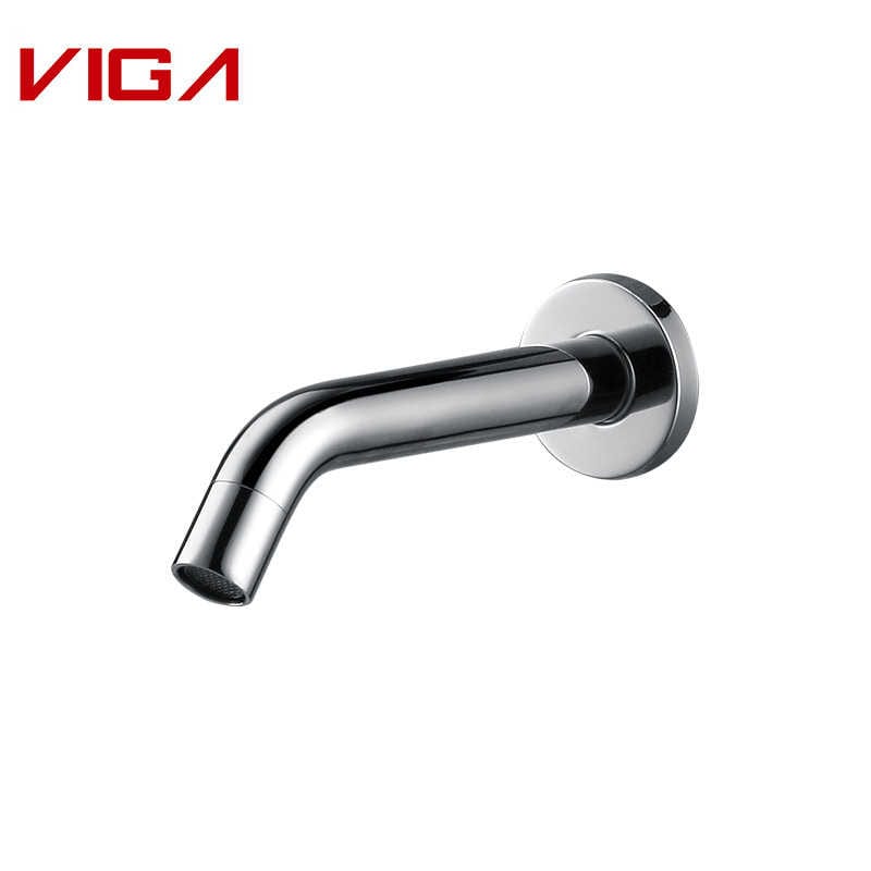 Brass Round Shape Bathtub Spout, Verchroomd