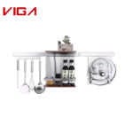 VIGA Factoty SUS#304 Stainless Steel Anti-rust Family Kitchenware Cooking Hooks In Brush Nickle