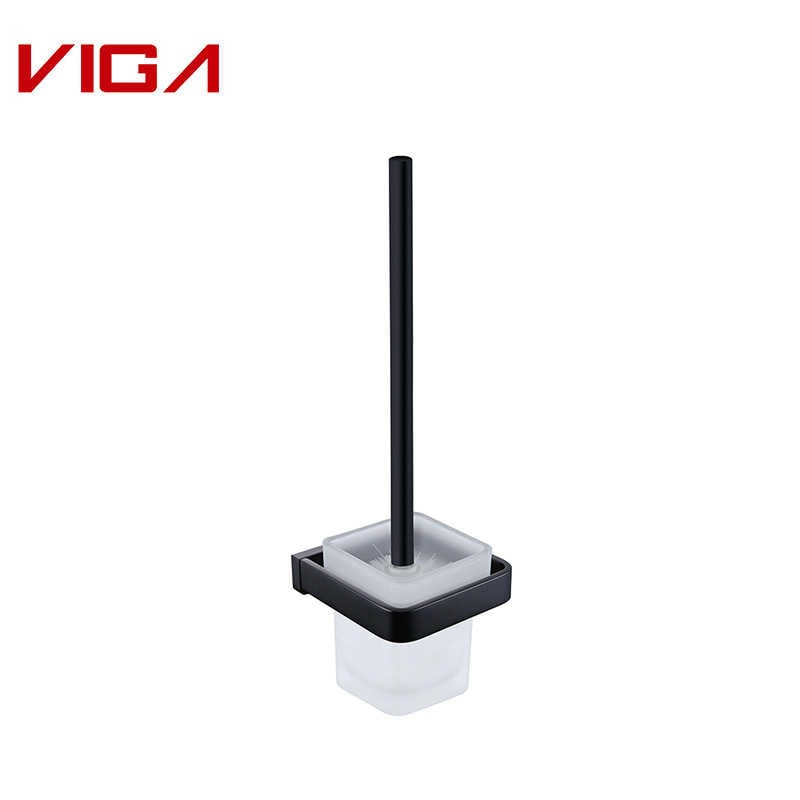 VIGA FAUCET Black Toilet Brush Holder