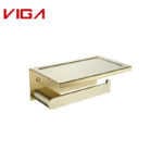 Brushed Gold Toilet Paper Holder Suppliers