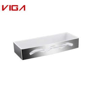 VIGA Stainless Steel 304 & Plastic Rectangle Corner Basket