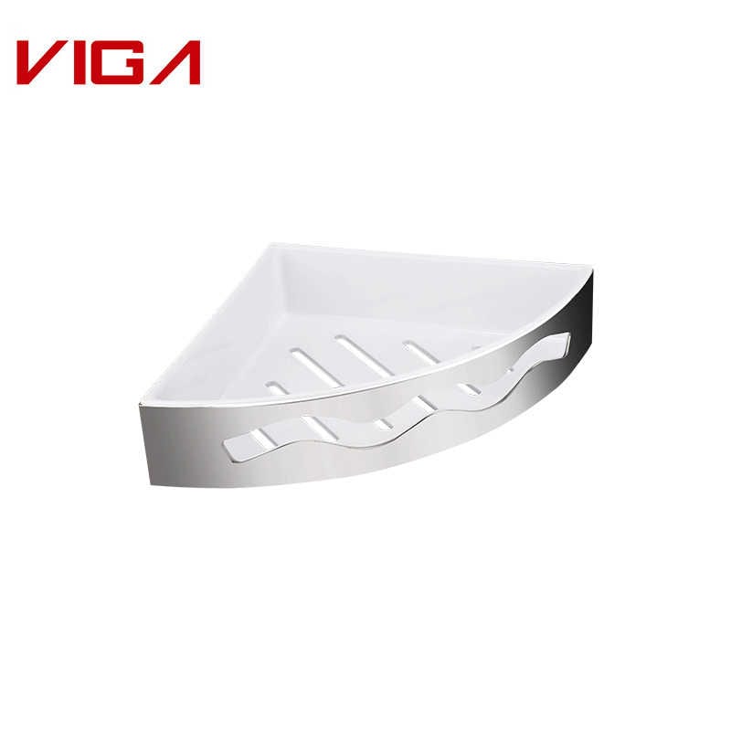 Bathroom Shampoo Holder, Thép không gỉ 304 & Plastic Corner basket