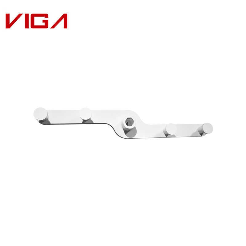 VIGA White Plastic Robe Hook