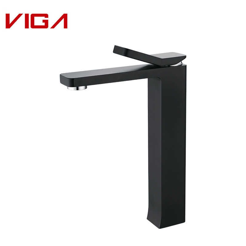 Mezclador alto para lavabo VIGA FAUCET, Grifo monomando para lavabo de baño