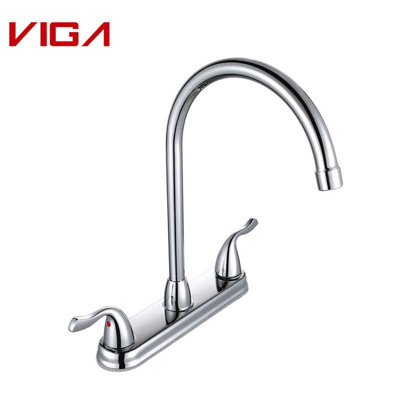 8 Inch Two Handle Kitchen Faucet, Grifo para fregadero de cocina con 2 Manejas