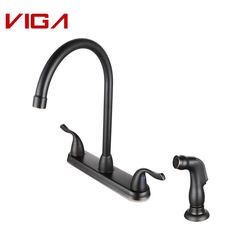 8′ Two Handle kitchen faucet, Kitchen Sink Faucet with 2 Handles, ORB