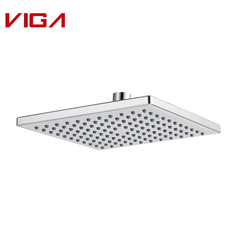 Shower Head, Wall Mounted Shower Head, Square Shower Head, ABS Head Shower, الكروم مطلي