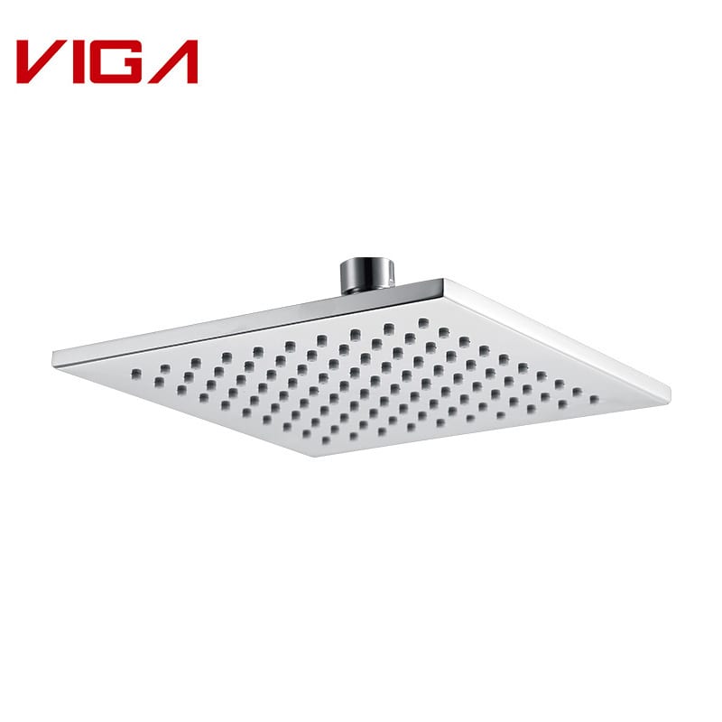 Shower Head, Wall Mounted Shower Head, Square Shower Head, Head Shower, Pràis, Chrome air a phlugadh