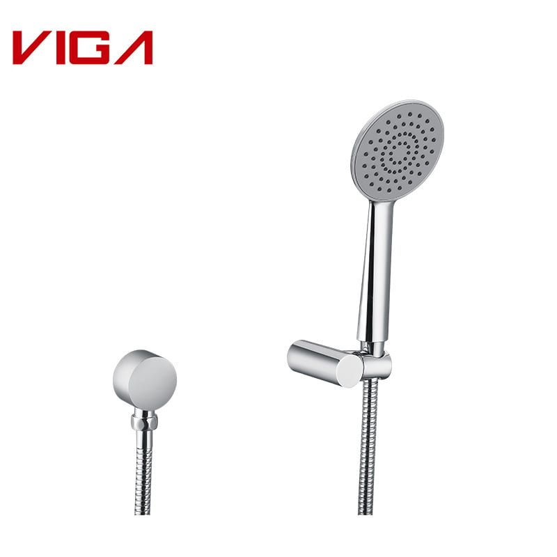 Set doccia, Pressurized Hand Shower head & Tubo in acciaio inossidabile & Staffa