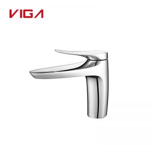 VIGA hot sell deck mounted bathroom sink faucet in chrome finished 251100CH