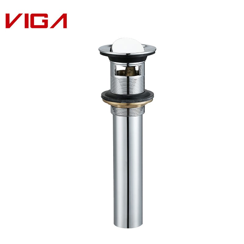 Pop-up with Overflow,  Sink Drain Assembly, Mạ crom