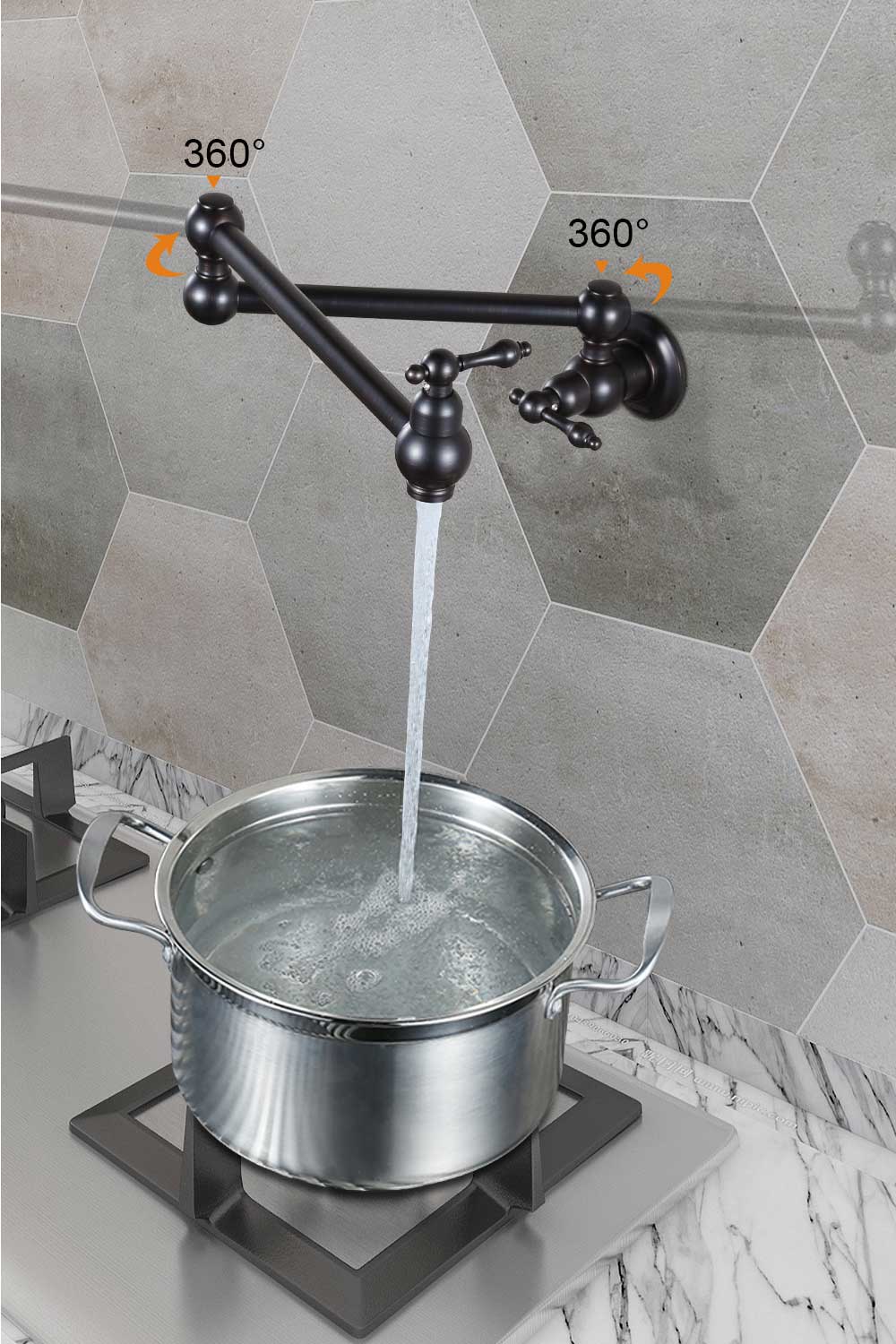 Hot and cold pot filler faucet from viga faucet - Blog - 1