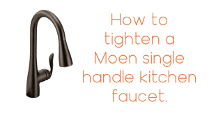 How to Tighten a Loose Moen Single Handle Kitchen Faucet Base - New DIYwVCAP Article - Press Release