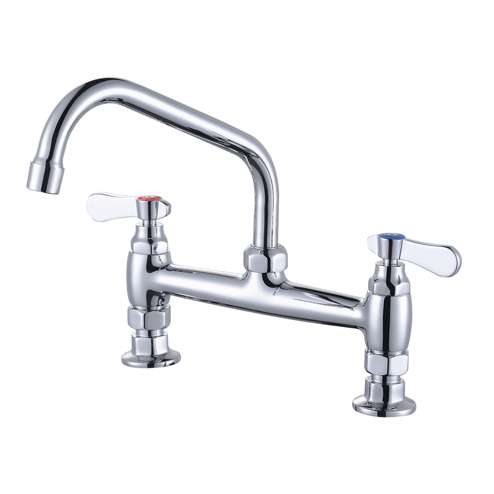 Commercial long spout long neck kitchen faucet