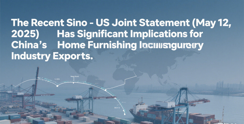The Recent Sino-US Joint Statement (May 12, 2025) Has Significant Implications for China's Home Furnishing Industry Exports. - News - 1