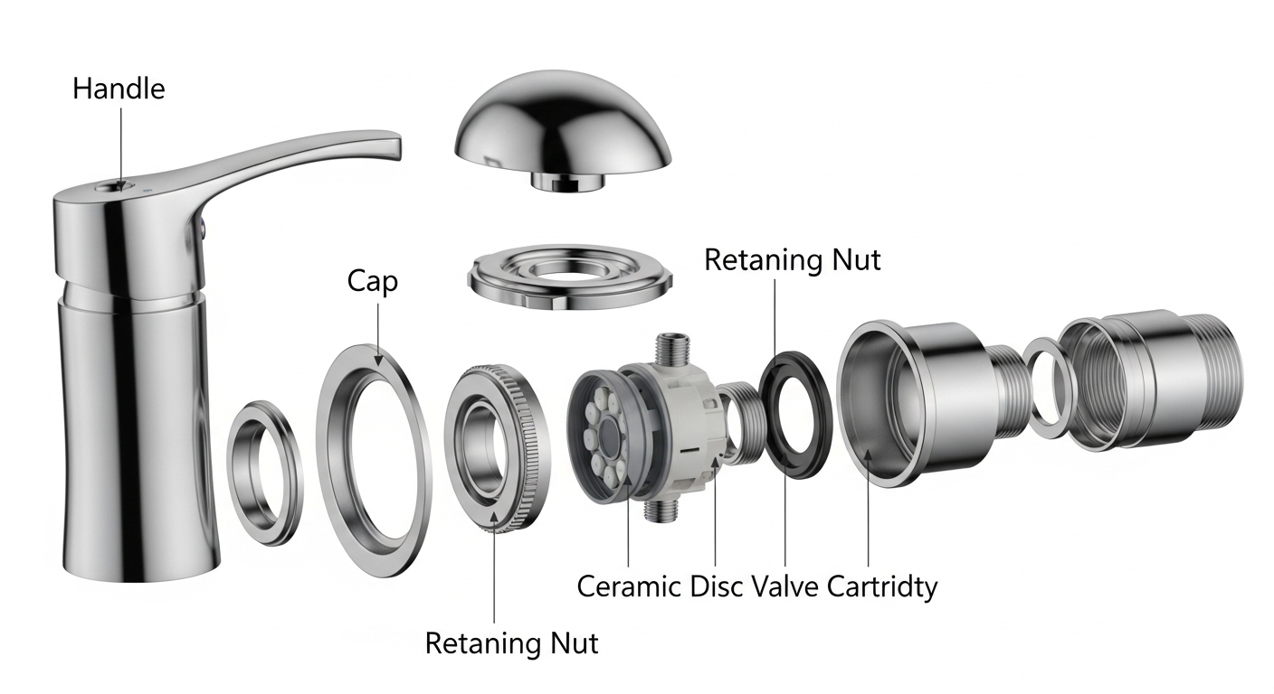how to change kitchen tap valve