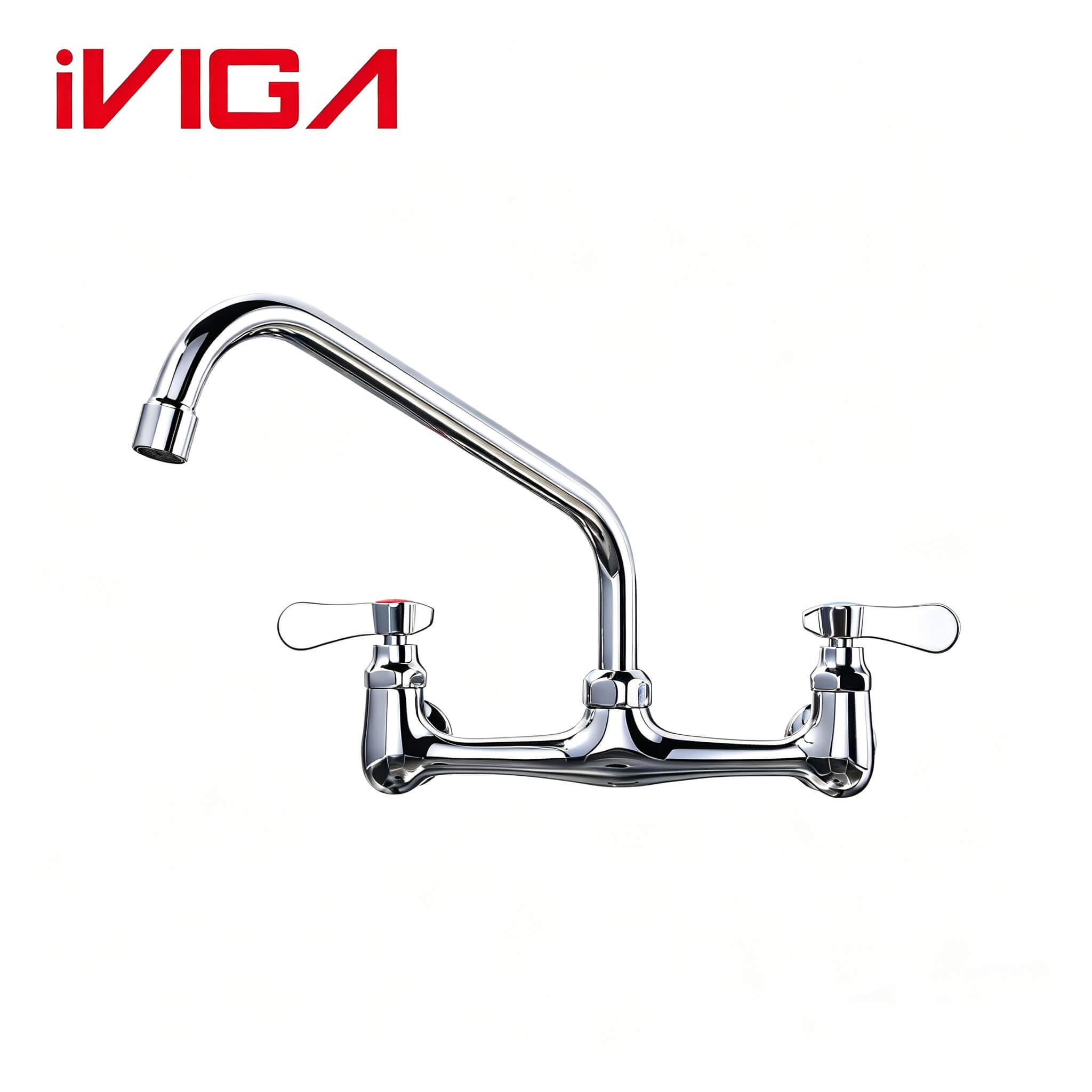 Wall Mount Commercial Kitchen Faucet | Proven 2316300C‑10 Heavy‑Duty 360° Swivel Tap for Restaurant 1 - - 1