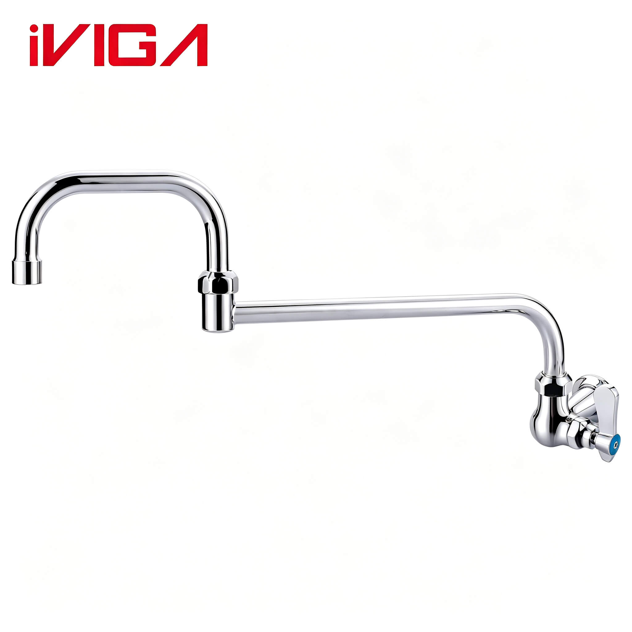 2319600C Commercial Kitchen Faucet, 360° Swivel Spout Hot & Cold Dual Control 1 - - 1