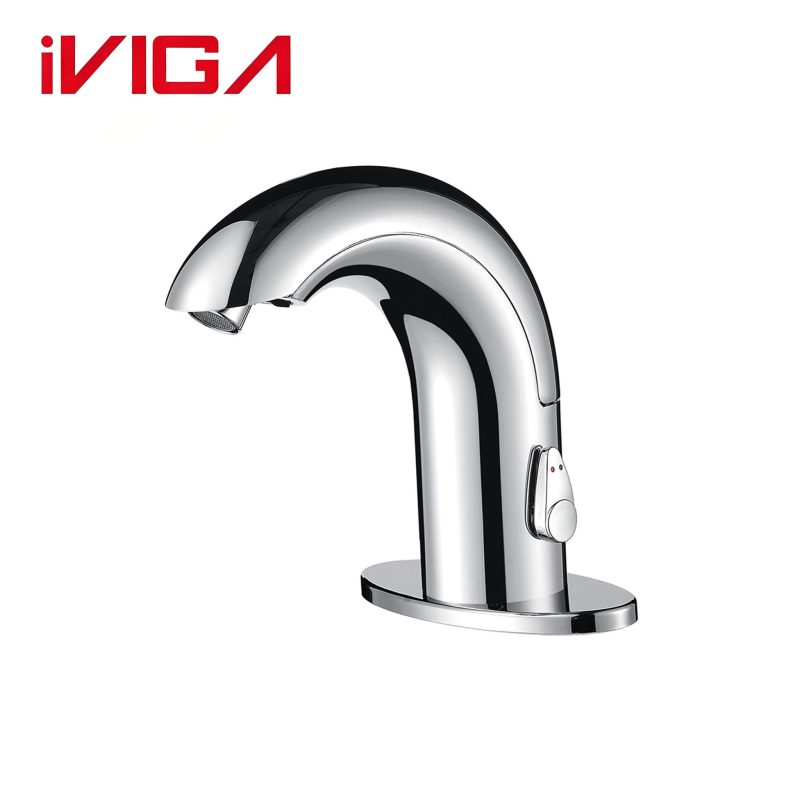 VIGA 49111301CH Chrome Touchless Sensor Faucet, Automatic Bathroom Sink Faucet, Hands‑Free Basin Tap 1 - - 1