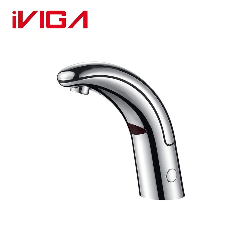 Premium VIGA 49111401CH Touchless Sensor Faucet, Automatic Bathroom Sink Faucet, Chrome Hands‑Free Basin Tap 1 - - 1