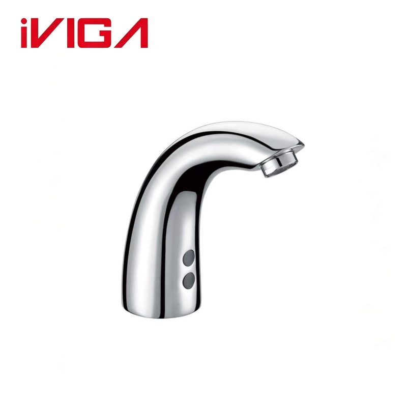 VIGA 49411203 Chrome Touch-Free Sensor Bathroom Faucet, Hands-Free Automatic Basin Tap 1 - - 1
