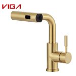 VIGA 99116001BFT stainless steel kitchen mixer, brushed gold