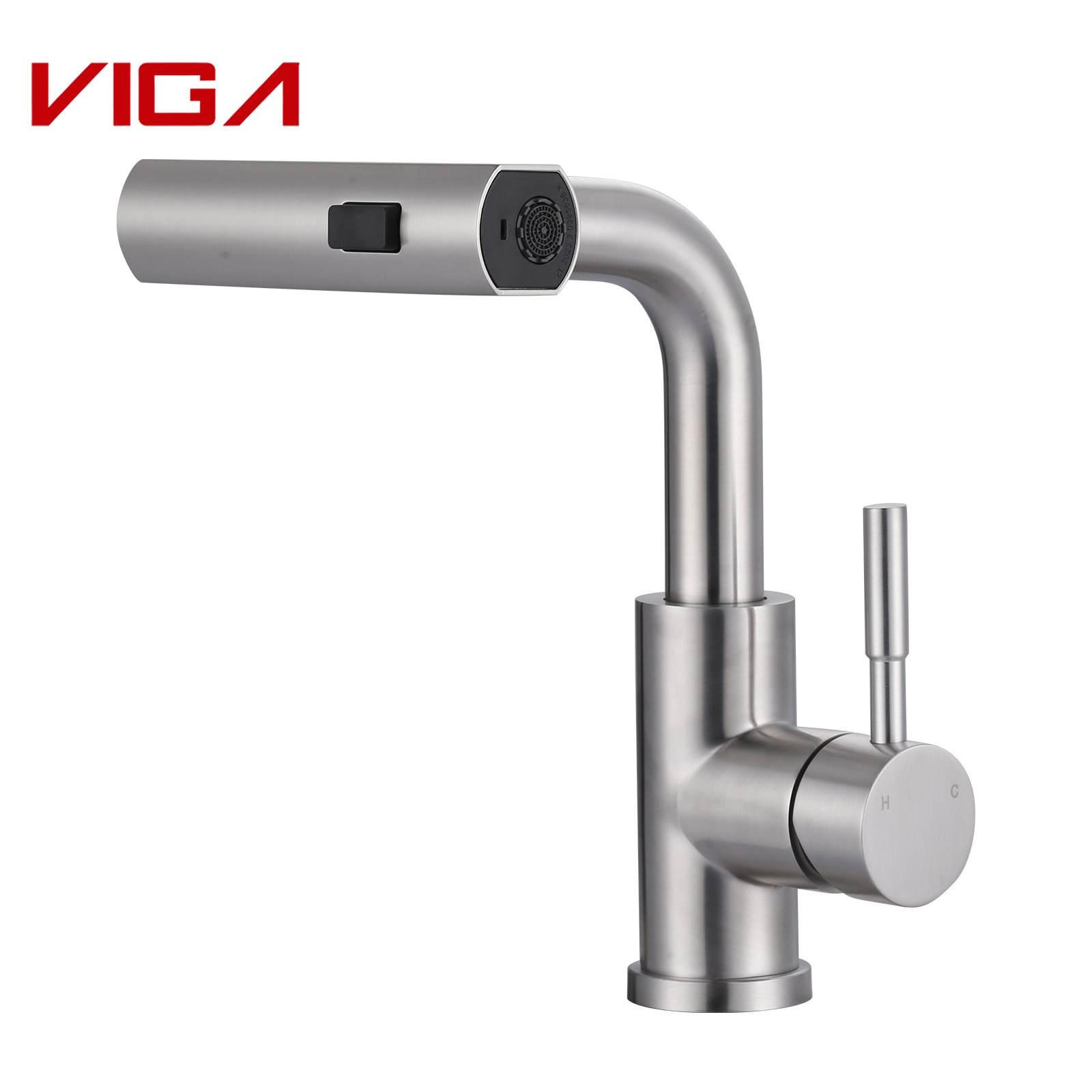 99116001BN Stainless Steel Kitchen Mixer with Multi-Function Spray Head, Brushed Nickel