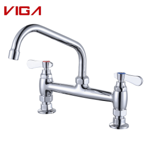 Commercial long spout long neck kitchen faucet